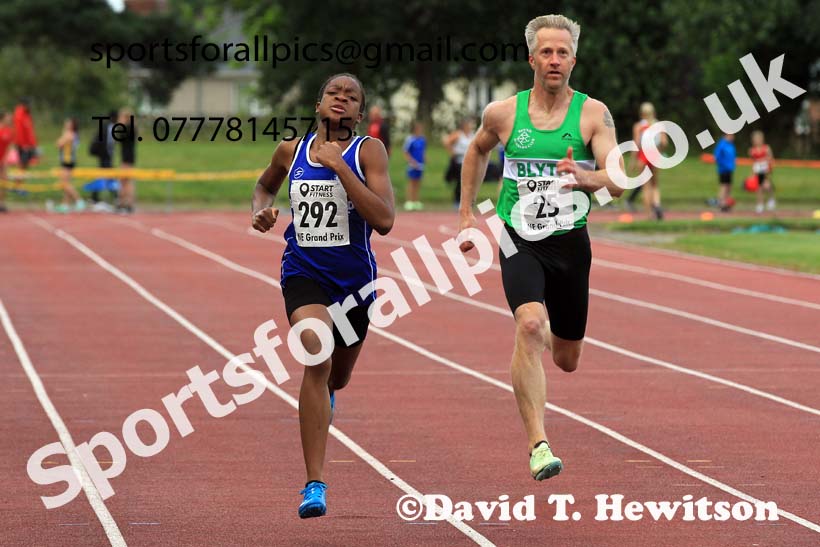 200 metres, 2023 NEGP 4 Monkton, Wed., July 12th.  Photo: David T. Hewitson/Sports for All Pics